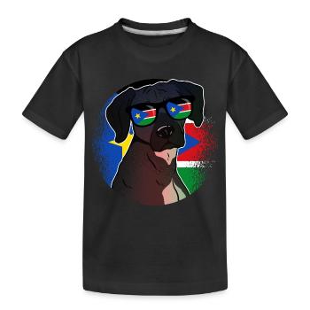 Sud Soudan - T-shirt bio Premium Enfant - noir - Devant