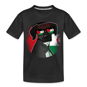 Western Sahara - Kids' Premium Organic T-Shirt - black - Front