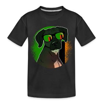 Zambia - Kids' Premium Organic T-Shirt - black - Front