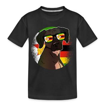 Zimbabwe - T-shirt bio Premium Enfant - noir - Devant