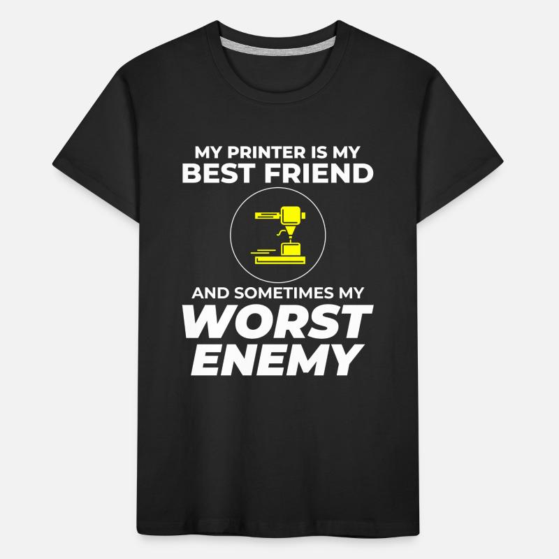 3D Printer 3D Printing Kids' Premium Organic T-Shirt