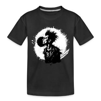 « Rebel Yell » - Punk Rock Explosion Tee Design - T-shirt bio Premium Enfant - noir - Devant