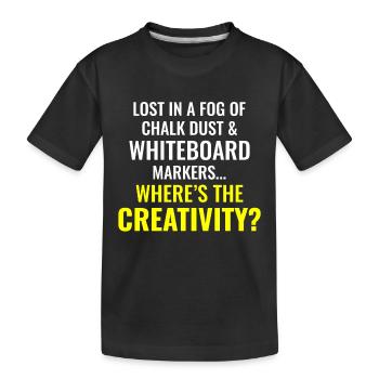 Travail Mèmes Bureau-Humour Lieu De Travail Drôle - T-shirt bio Premium Enfant - noir - Devant