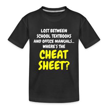 Travail Mèmes Bureau-Humour Lieu De Travail Drôle - T-shirt bio Premium Enfant - noir - Devant