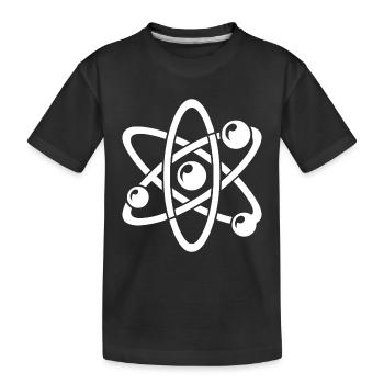Physique du noyau atomique Atome Électron Modèle atomique - T-shirt bio Premium Enfant - noir - Devant