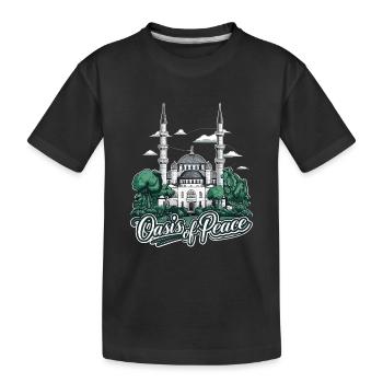 Mosquée majestueuse et culture islamique - T-shirt bio Premium Enfant - noir - Devant