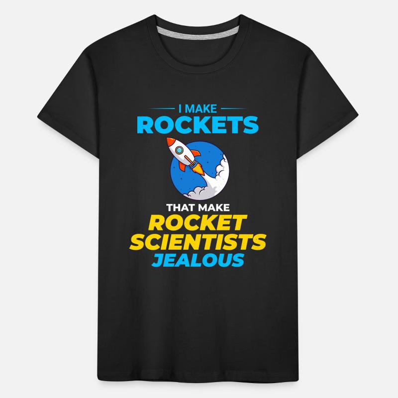 Aerospace Engineer Astronautical Rocket Scientist Kids' Premium Organic T-Shirt