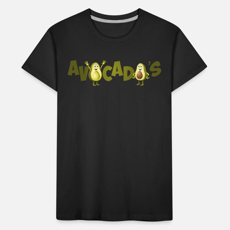 Image joyeuse de deux avocats. T-shirt bio Premium Enfant