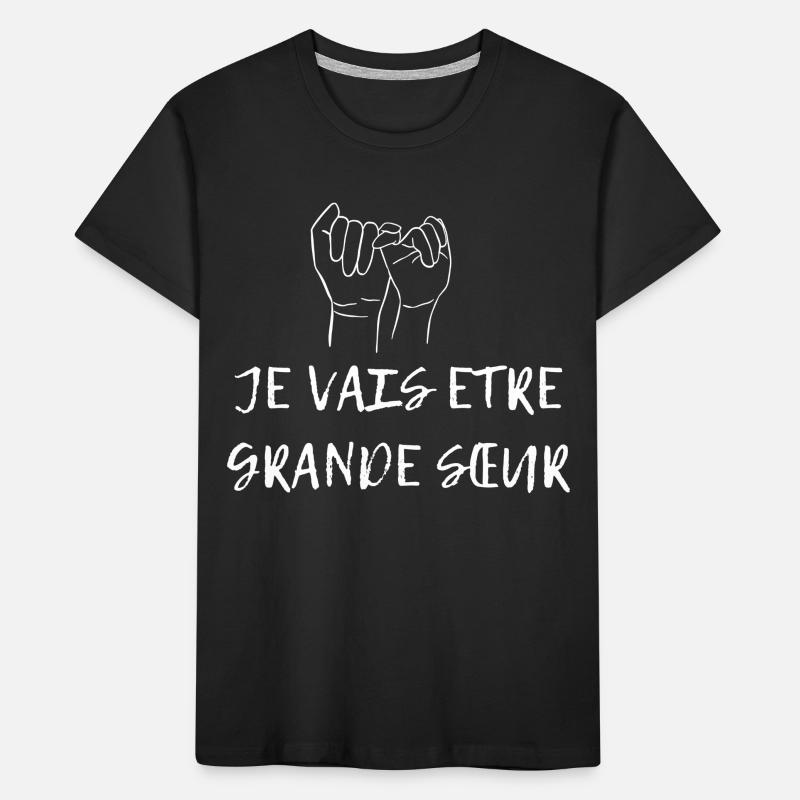 Ich werde eine große Schwester sein Kinder Premium Bio T-Shirt