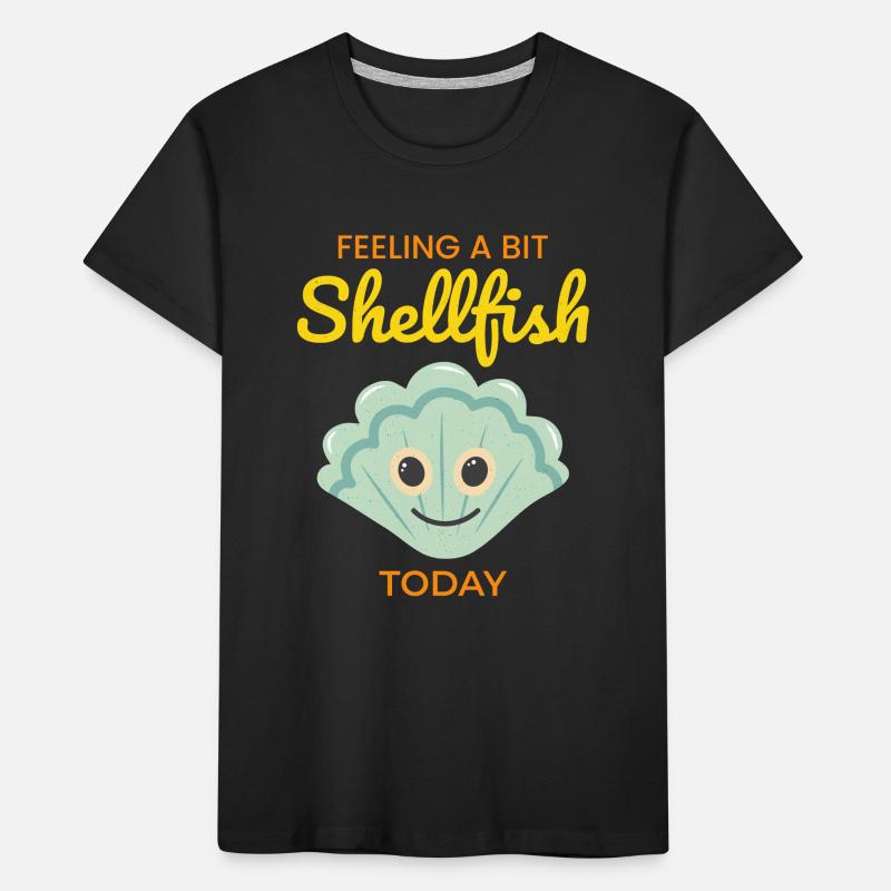 Scallop Seashells Collector Beachcomber Shellfish Kids' Premium Organic T-Shirt