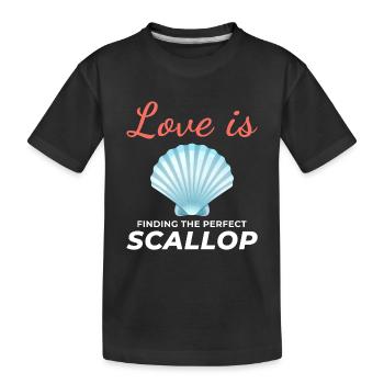 Pétoncles Coquillages Collector Beachcomber Crustacés - T-shirt bio Premium Enfant - noir - Devant