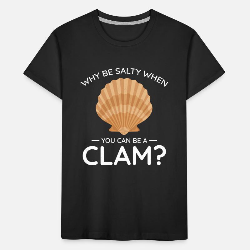 Muschelschalen Sammler Beachcomber Beach Kinder Premium Bio T-Shirt