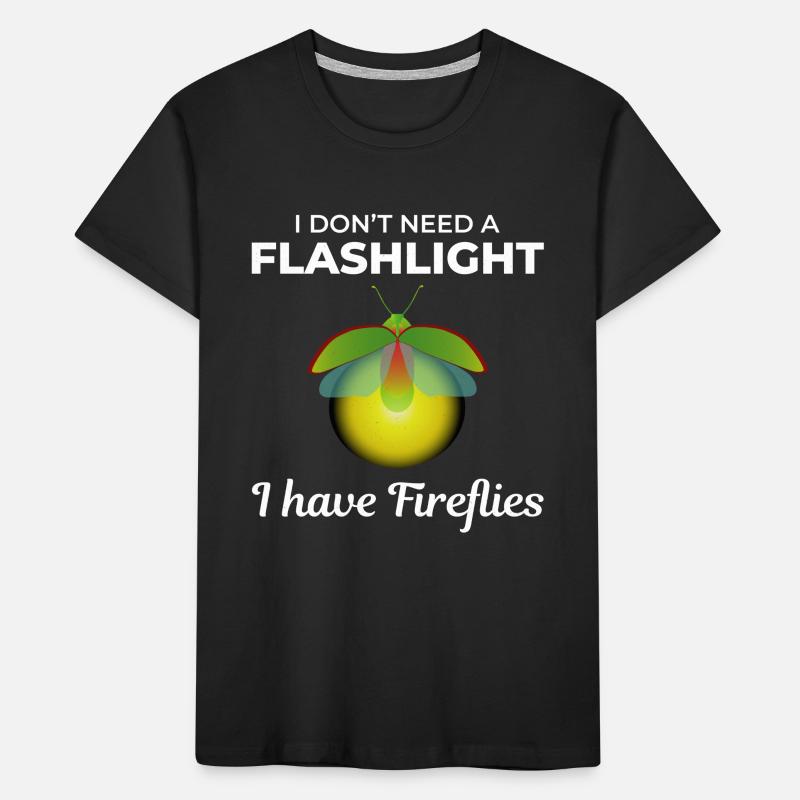 Fireflies Firefly Lightning Bug Insect Collector Kids' Premium Organic T-Shirt
