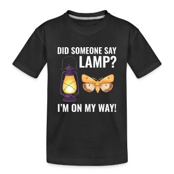 Motte nachtaktives Tier Insektensammler Entomologie - Kinder Premium Bio T-Shirt - Schwarz - Vorne