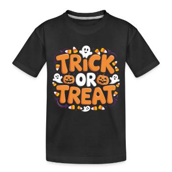 Trick or Treat - Kinder Premium Bio T-Shirt - Schwarz - Vorne