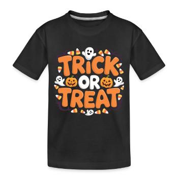 Trick or Treat - Kinder Premium Bio T-Shirt - Schwarz - Vorne