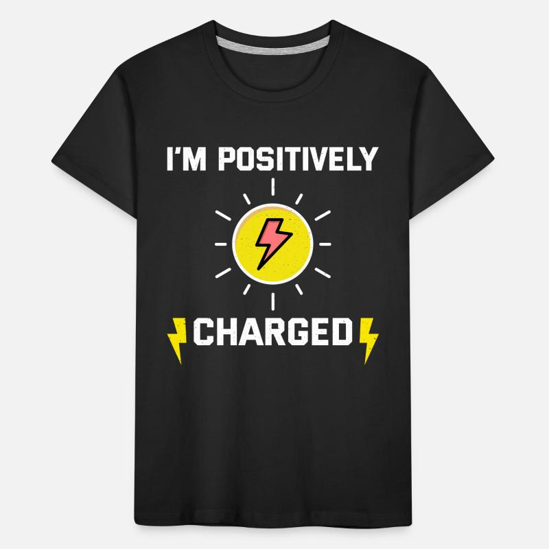 Electrician Humor Electrical Technician Engineer Kids' Premium Organic T-Shirt
