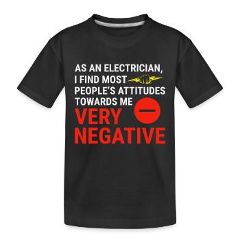 Elektriker Humor Elektrotechniker Ingenieur - Kinder Premium Bio T-Shirt - Schwarz - Vorne