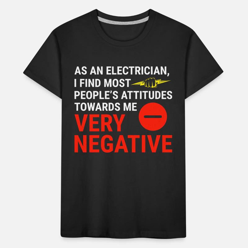 Electrician Humor Electrical Technician Engineer Kids' Premium Organic T-Shirt