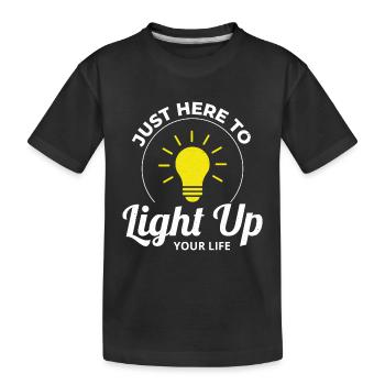 Elektriker Humor Elektrotechniker Ingenieur - Kinder Premium Bio T-Shirt - Schwarz - Vorne