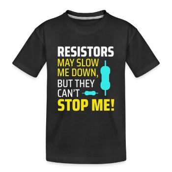 Elektriker Humor Elektrotechniker Ingenieur - Kinder Premium Bio T-Shirt - Schwarz - Vorne