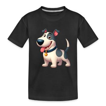 Bull Terrier 3 - Kids' Premium Organic T-Shirt - black - Front