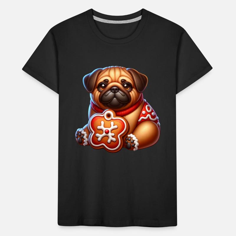 Mops Kinder Premium Bio T-Shirt