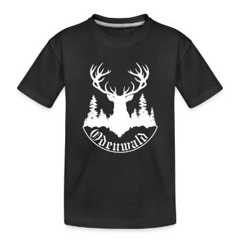 Odenwald 20241101 090717 0001 - Kinder Premium Bio T-Shirt - Schwarz - Vorne
