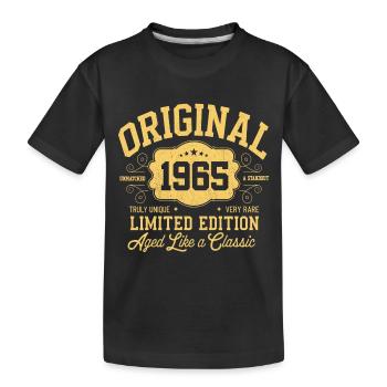 Original 1965 - 60e anniversaire Édition classique - T-shirt bio Premium Enfant - noir - Devant