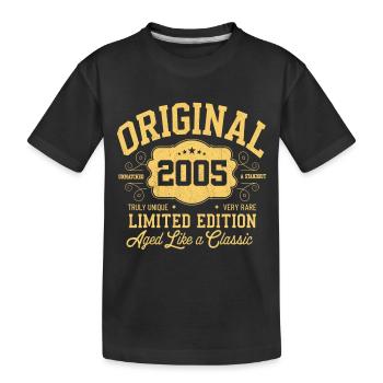 Original 2005 - 20e anniversaire Édition classique - T-shirt bio Premium Enfant - noir - Devant