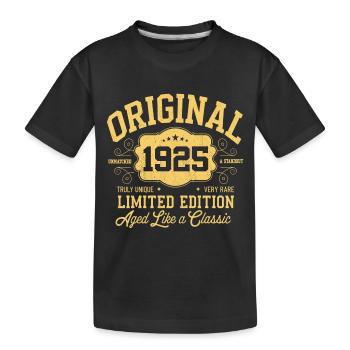 Original 1925 - 100e anniversaire Édition classique - T-shirt bio Premium Enfant - noir - Devant