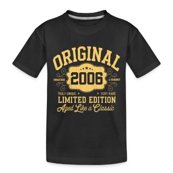 Original 2006 - 18e anniversaire Édition classique - T-shirt bio Premium Enfant - noir - Devant