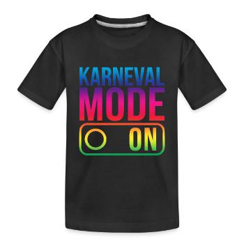 Karneval Mode On Fasching Fasnet - Kids' Premium Organic T-Shirt - black - Front