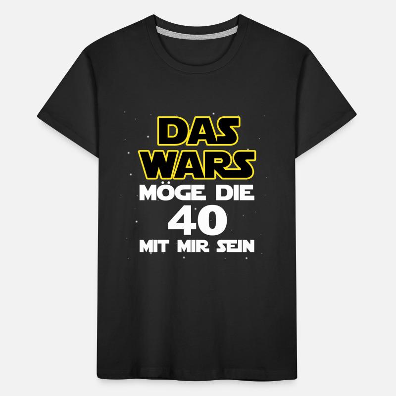 Das wars - Möge die 40 mit mir sein Kinder Premium Bio T-Shirt