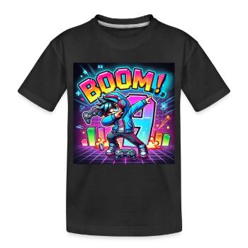 9 ans : Gaming Dab Shirt 9 – Cool Birthday - T-shirt bio Premium Enfant - noir - Devant