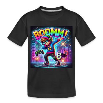 8 Years: Gamer Dab Birthday 8 – Perfect for Gaming - Kids' Premium Organic T-Shirt - black - Front