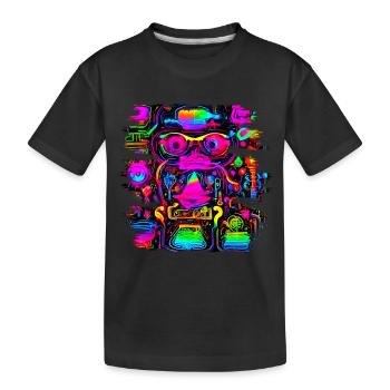 Neon Party UV Electro House Style - T-shirt bio Premium Enfant - noir - Devant