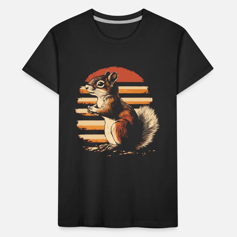 Eichhörnchen vintage Kinder Premium Bio T-Shirt