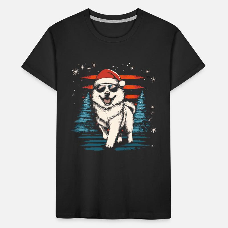 Cool Samoyed Christmas Kids' Premium Organic T-Shirt