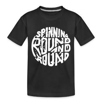 Mut – Für die, die den ersten Schritt wagen - Kinder Premium Bio T-Shirt - Schwarz - Vorne