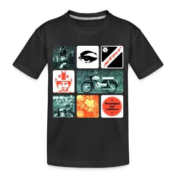 Simson Star Cyclomoteur - T-shirt bio Premium Enfant - noir - Devant