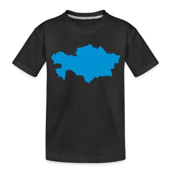 Kazakhstan - T-shirt bio Premium Enfant - noir - Devant
