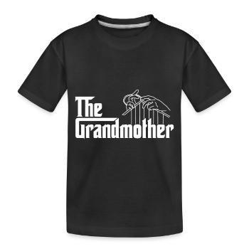 Die Großmutter - Kinder Premium Bio T-Shirt - Schwarz - Vorne