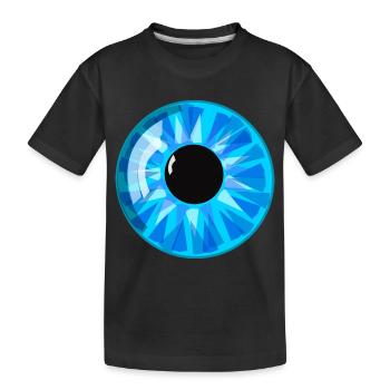 œil - T-shirt bio Premium Enfant - noir - Devant