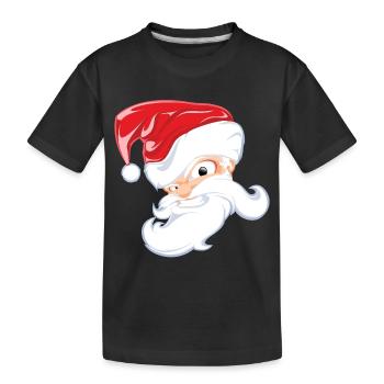 Père Noël du Père Noël w - T-shirt bio Premium Enfant - noir - Devant
