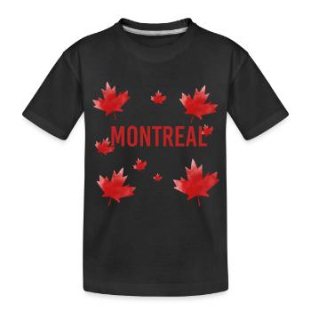 Montréal - T-shirt bio Premium Enfant - noir - Devant