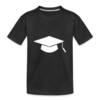 Graduation college graduation graduation gift - Kids' Premium Organic T-Shirt - black - Front