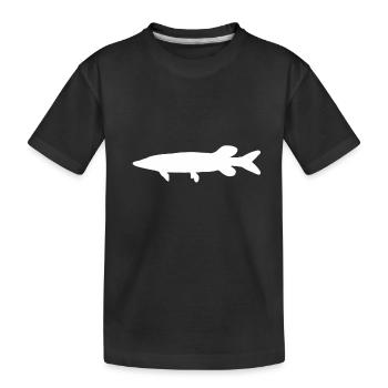 Fish marine animals shark fishes animal fish marine animal - Kids' Premium Organic T-Shirt - black - Front