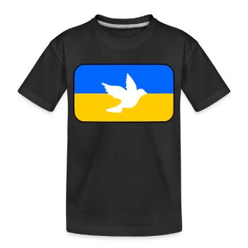 Ukraine - T-shirt bio Premium Enfant - noir - Devant