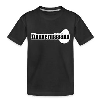 Köln - Zimmermann Du Ei - Kinder Premium Bio T-Shirt - Schwarz - Vorne